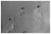 Streamlined Island Around Shawnee Crater 