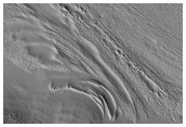 Lineated Valley Fill in Coloe Fossae 