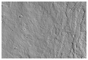 Fans of Lava Flows on the Flanks of Olympus Mons