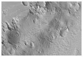 Plateau/Crater Rim North of Mojave Crater 