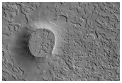 Crater Like Landform in the Southern Residual Cap 