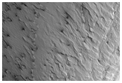 Fault in South Polar Layered Deposits Layers