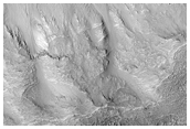 Gullies on South Rim of Crater in Terra Sirenum Area