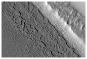 Possible Exposure of Polar Layered Deposits in Area Not Well Observed