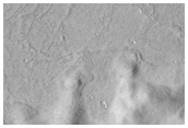Crater Rim Near Chaotic Terrain