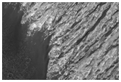 Interesting Light-Toned Feature in Trouvelot Crater