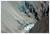 Uzboi Vallis Breach in Holden Crater Rim