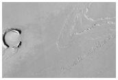 Ring and Cone Structures Plus Dunes an Other Landforms in Athabasca Valles