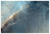 Light-Toned Outcrop on Rugged Upland an Meridiani Planum Boundary