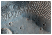 Valley Features Northeast of Reull Vallis System