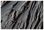Light-Toned Deposit in Tithonium Chasma