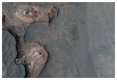 Contact Between Layers on Crater Floor