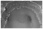 Fresh Large Crater in Meridiani Planum