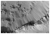Unnamed Fresh Crater with Ponded Pitted Materials