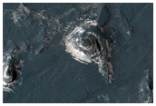 Fan Delta and Layers in Holden Crater