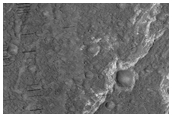 Bright Layers in Columbus Crater