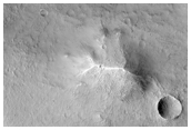 Possible Layers Exposed on Basin Margin Fold in Electris Region