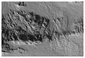Unnamed Fresh Crater Northeast of Ascraeus Mons