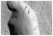Cross-Section Through the Base of Southern Olympus Mons