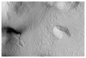 Gullies Previously Identified in North-Facing Wall of Dao Vallis