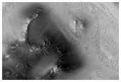 Massifs Southwest of Schiaparelli Crater