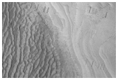 Spallanzani Crater-Like Layering in South Polar Crater