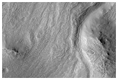Eroded Crater Rim in Terra Cimmeria