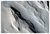 Stratigraphic Contact in Medusae Fossae Material