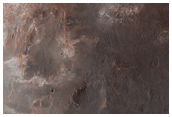 High Thermal Inertia Area Near Outflow Channel South of Margaritifer Region