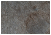 Ejecta and Patterned Ground on Southern Rim of Darwin Crater