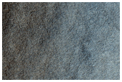 Sinuous Ridges on Floor of Hellas Basin Near Southern Rim