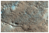 Landforms in Central Antoniadi Crater