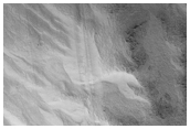 Acheron Fossae Dissected Crater