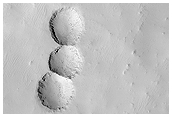 Chain of Pits on Arsia Mons