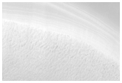 Good Exposure of Basal Section of Polar Layered Deposits