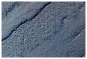 Sinuous Ridge in Dorsa Argentea Formation