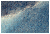 Crater Filled with Sediment