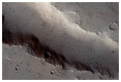 Channels on Flank of Ascraeus Mons