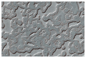 South Polar Autumn - Dark-Edged Mesas