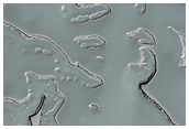 South Polar Residual Ice Surface