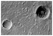Fresh Secondary Crater of Zumba Crater in Daedalia Planum