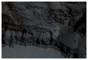 Landslide in Gangis Chasma