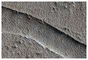 Channel in Lava Flows on Daedalia Planum
