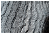 Exposure of High-Latitude Polar Layered Deposits Not Well Observed