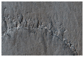 Basal Exposure of South Polar Layered Deposits