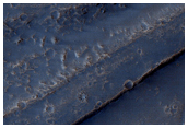 Graben in Memnonia Fossae