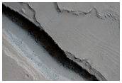 Knobby Terrain East of Olympus Mons
