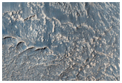 Lobate Debris Apron Near Reull Vallis