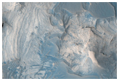 Layered Sediments in Tithonium Chasma