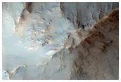 Ius Chasma and Landslide Deposits Therein